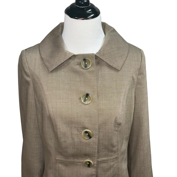 Banana Republic Women's Medium Fitted Blazer Jacket Wool Blend Business Casual - Picture 2 of 6